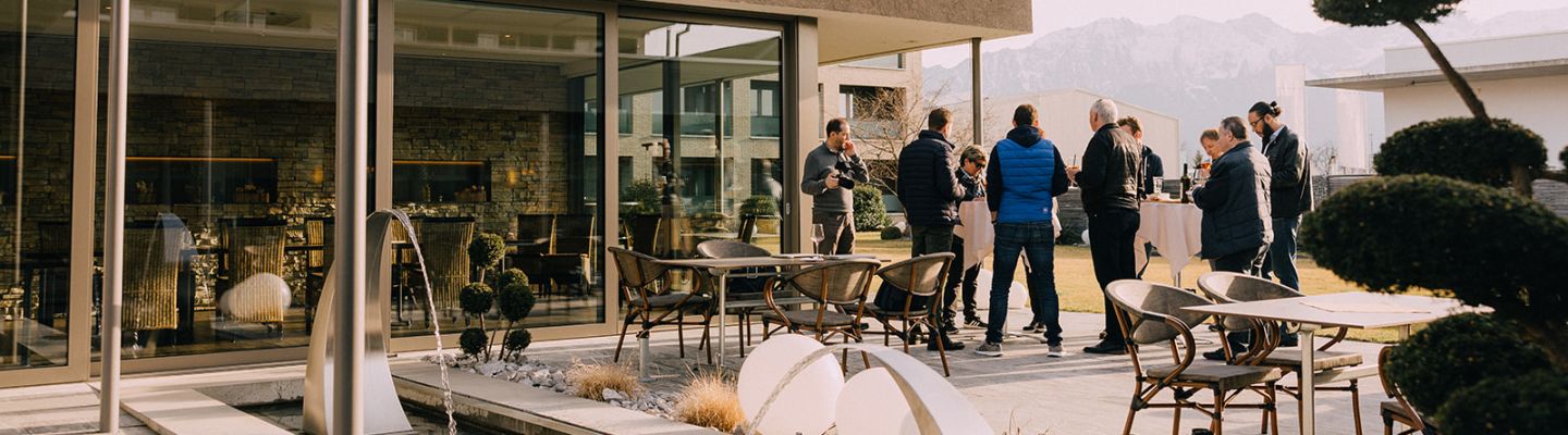 Networking im modernen Au&szlig;enbereich