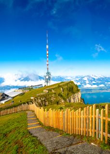 Aussichtsweg auf grüner Höhe mit Holzzaun. Gipfelstation über dem Thunersee – ideale Kulisse für inspirierende Business-Events.
©Niederhorn Wanderweg mit Holzzaun - Gipfelstation über dem Thunersee