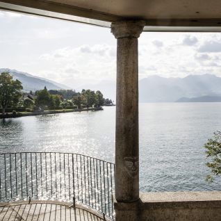 Aussicht von Schadau-Park auf den Thunersee