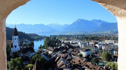 Aussicht Schloss Thun Aussicht Schloss Thun
