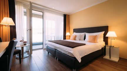 Komfortables Doppelzimmer mit Balkon