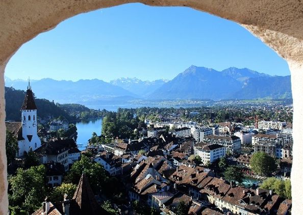 Aussicht Schloss Thun Aussicht Schloss Thun