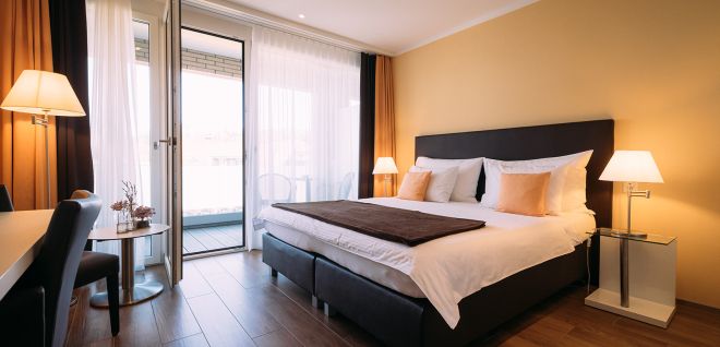 Comfortable double room with balcony