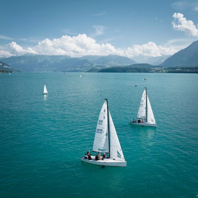 Segeln auf dem Thunersee